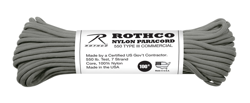 Rothco Nylon Paracord Type III 550 LB