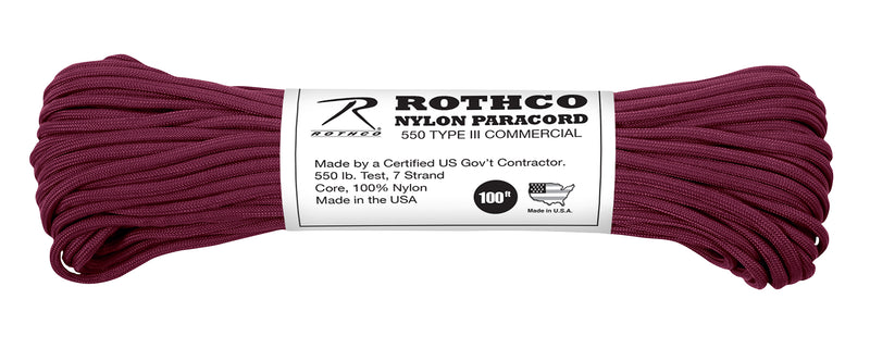 Rothco Nylon Paracord Type III 550 LB