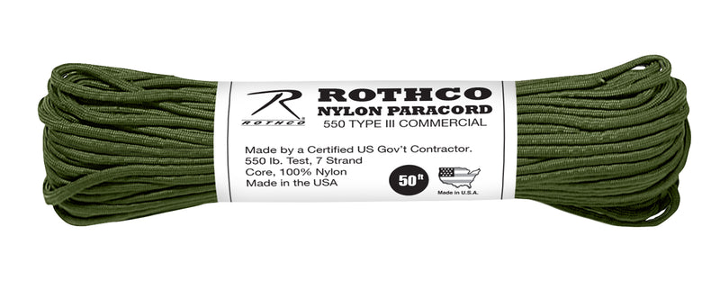Rothco Nylon Paracord Type III 550 LB