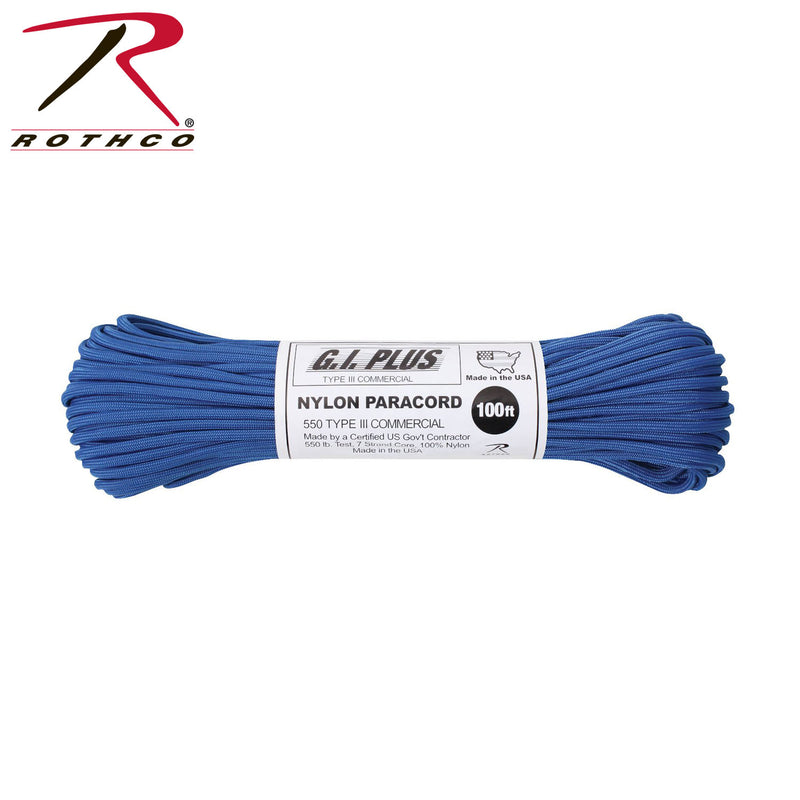 Rothco Nylon Paracord Type III 550 LB