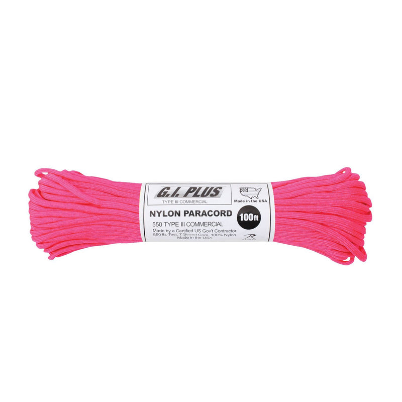 Rothco Nylon Paracord Type III 550 LB