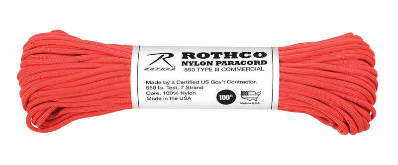 Rothco Nylon Paracord Type III 550 LB