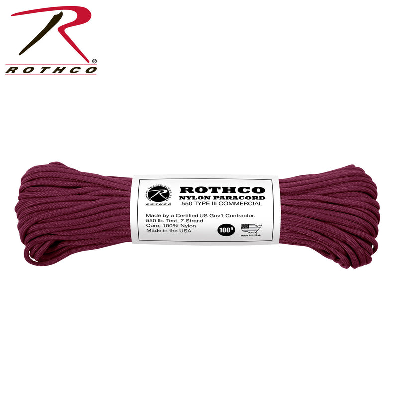 Rothco Nylon Paracord Type III 550 LB
