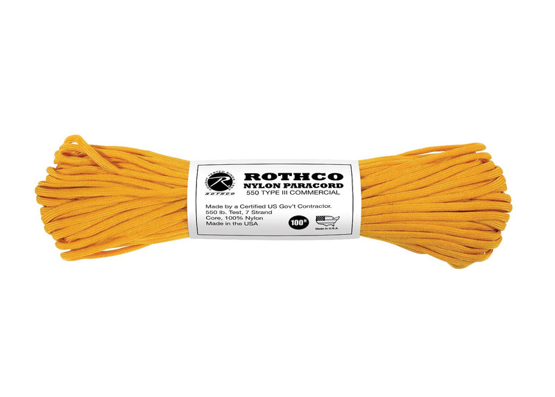 Rothco Nylon Paracord Type III 550 LB