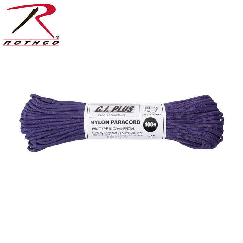 Rothco Nylon Paracord Type III 550 LB