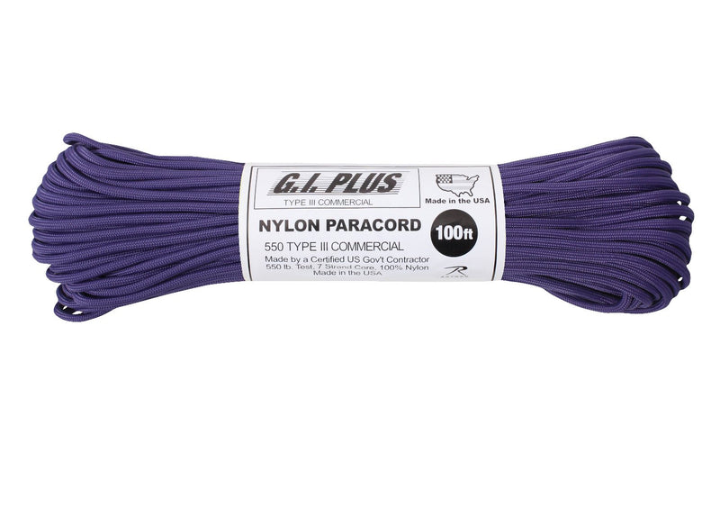 Rothco Nylon Paracord Type III 550 LB