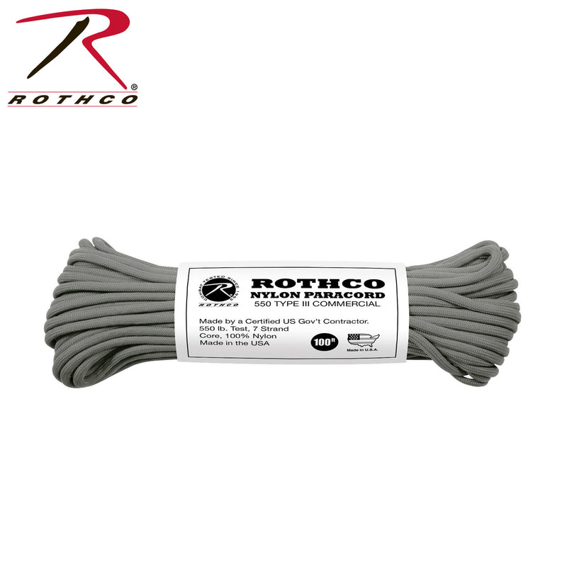 Rothco Nylon Paracord Type III 550 LB
