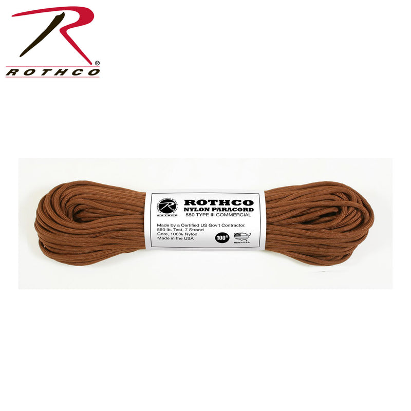 Rothco Nylon Paracord Type III 550 LB