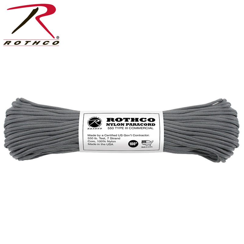 Rothco Nylon Paracord Type III 550 LB