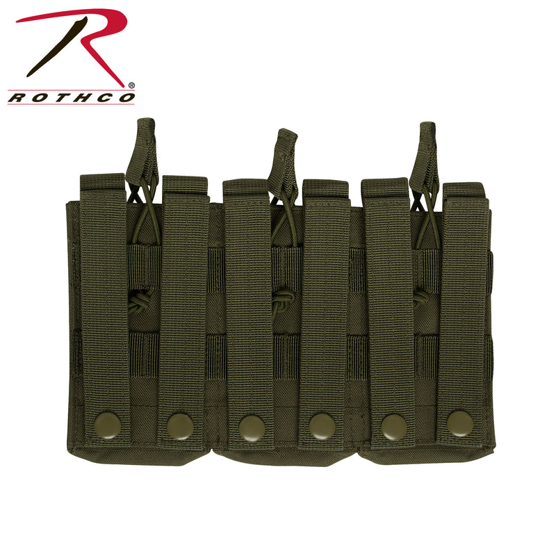 Rothco MOLLE Open Top Triple Mag Pouch
