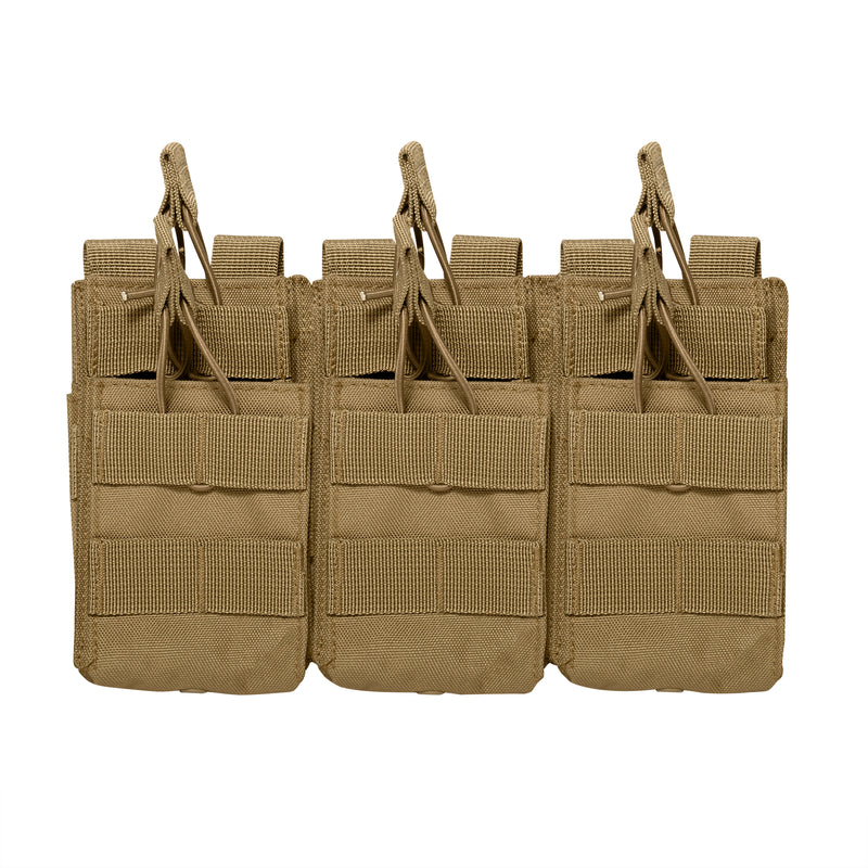 Rothco MOLLE Open Top Six Rifle Mag Pouch