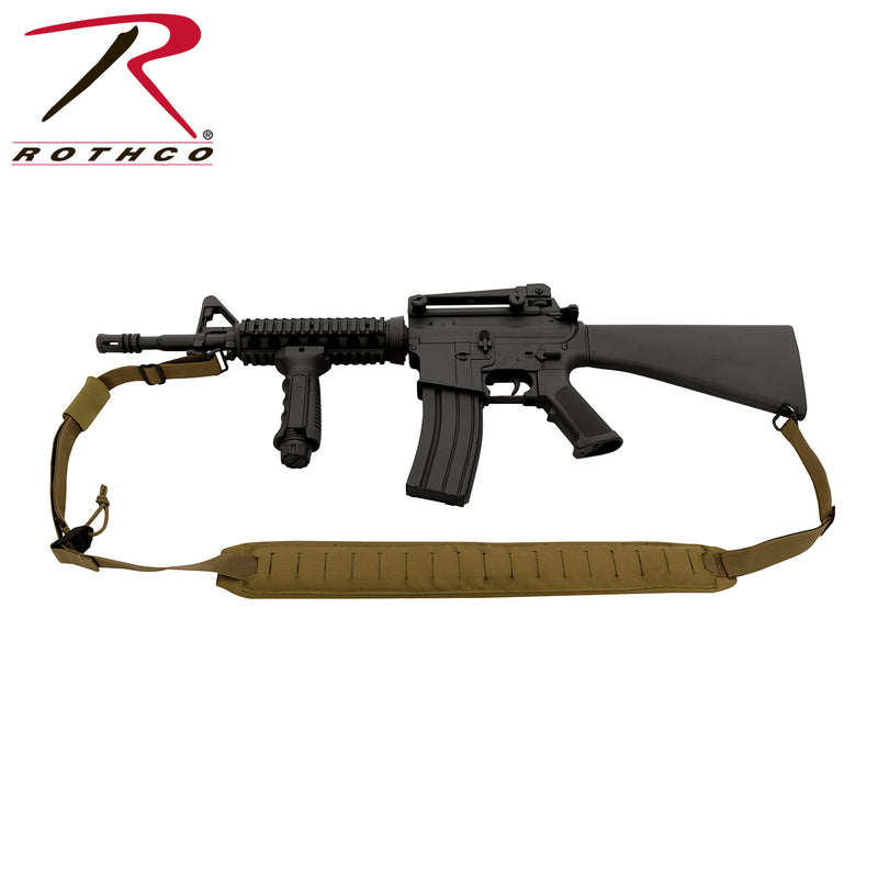 Rothco Laser Cut MOLLE 2-Point Padded Rifle Sling