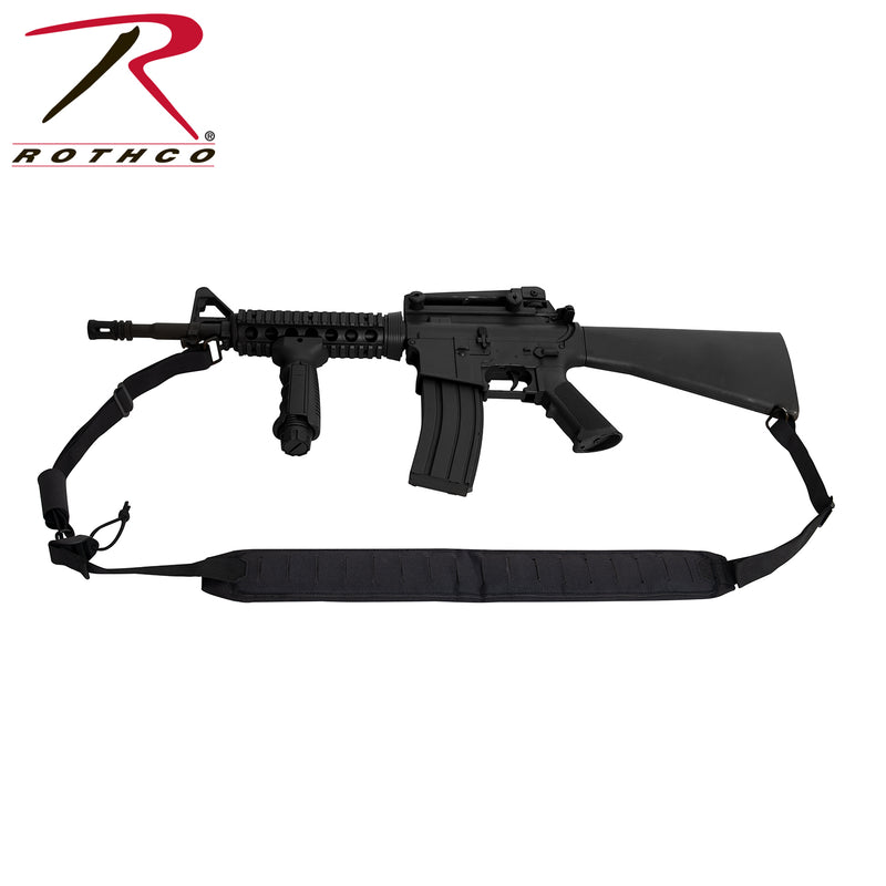 Rothco Laser Cut MOLLE 2-Point Padded Rifle Sling