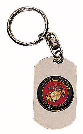 Rothco Marines Dog Tag Key Chain