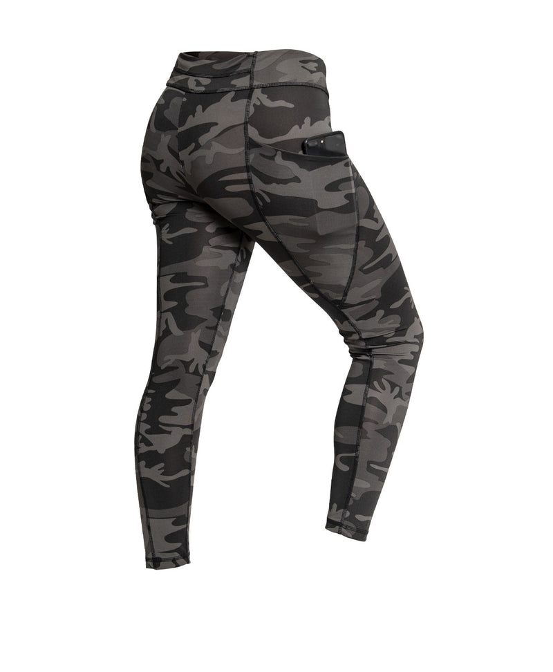 Rothco Womens Workout Performance Camo Leggings With Pockets