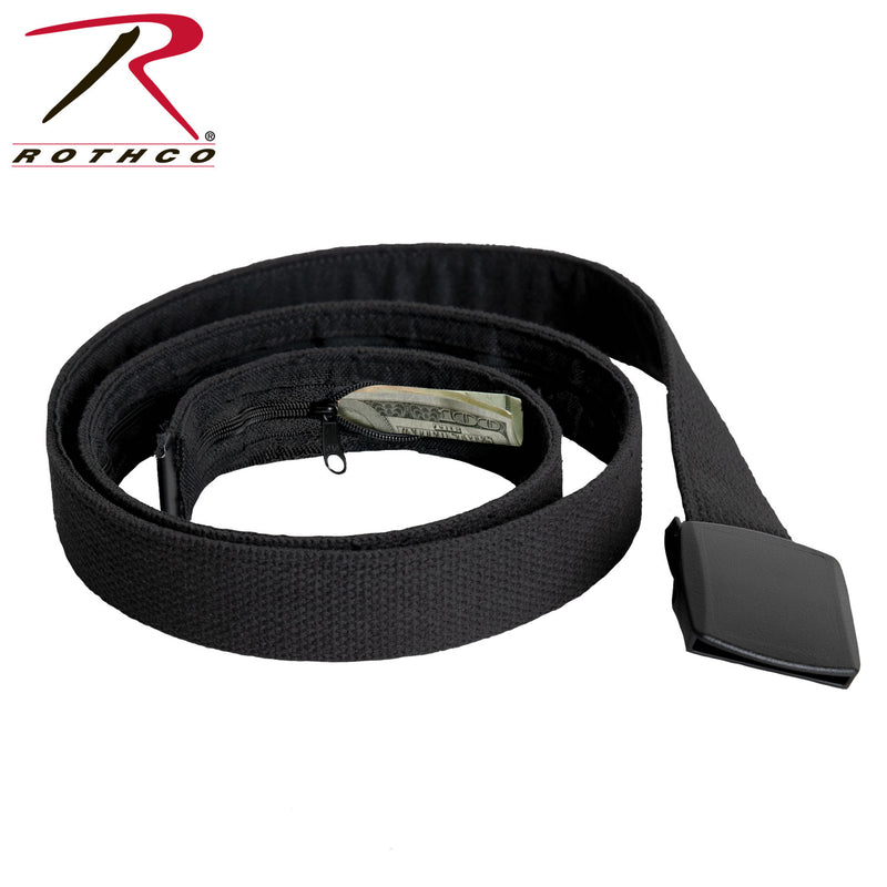Rothco 54" Travel Web Belt Wallet With Hidden Interior Compartment