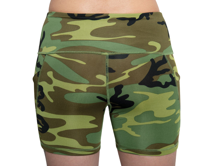 Rothco Womens Camo Workout Performance Capris