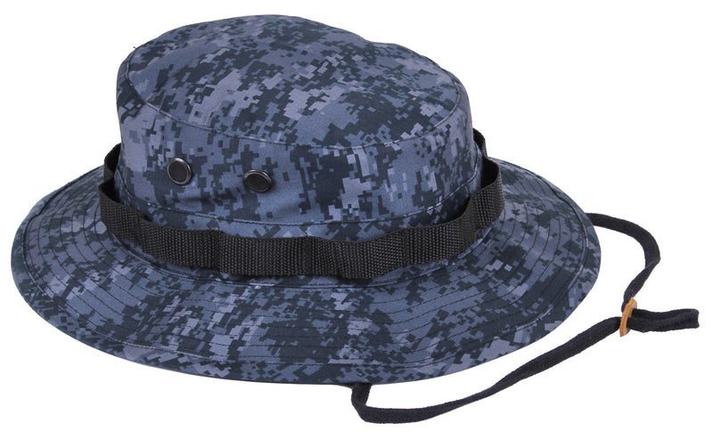 Blue digital camo bucket sales hat