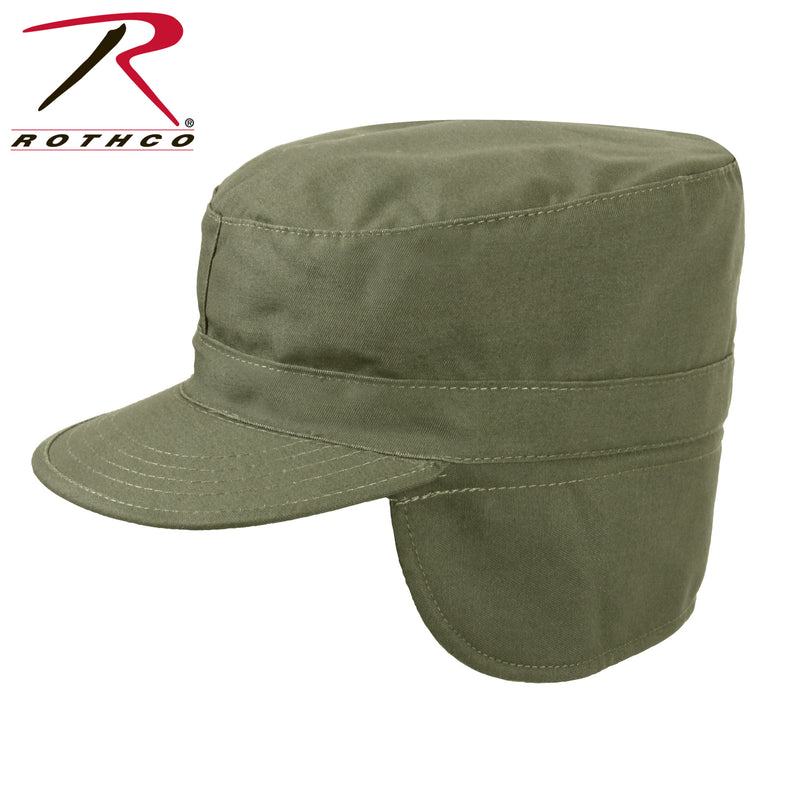 Rothco G.I. Type Combat Caps With Flaps - Olive Drab