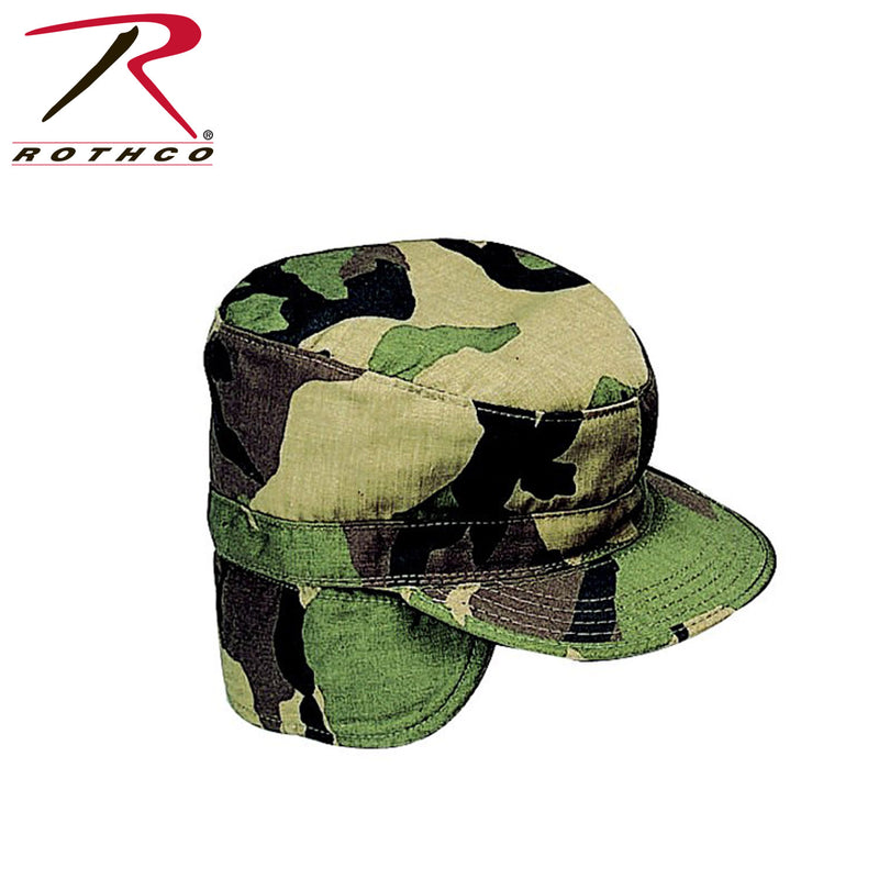 Rothco G.I. Type Combat Caps With Flaps - Olive Drab