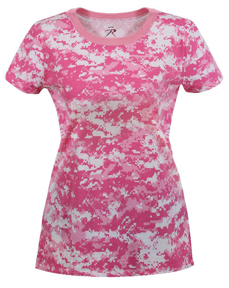Rothco Womens Long Length Camo T-Shirt