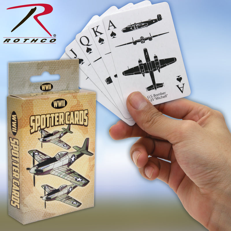 Rothco WWII Spotter Playing Cards &