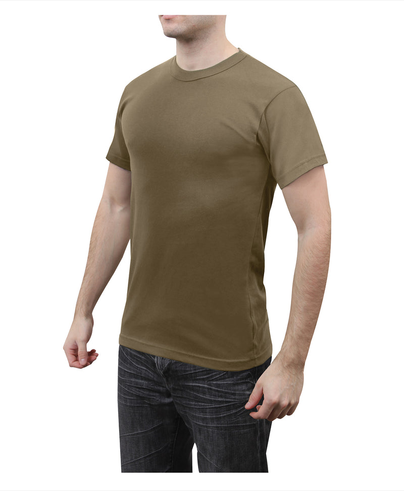Rothco Solid Color Cotton / Polyester Blend T-Shirt