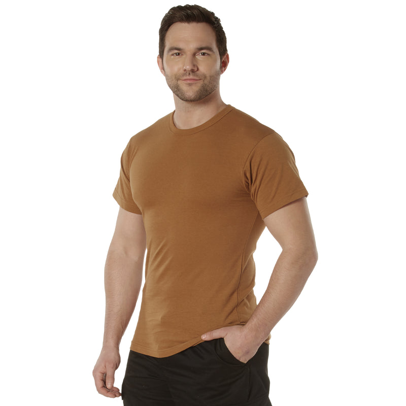 Rothco Solid Color Cotton / Polyester Blend T-Shirt