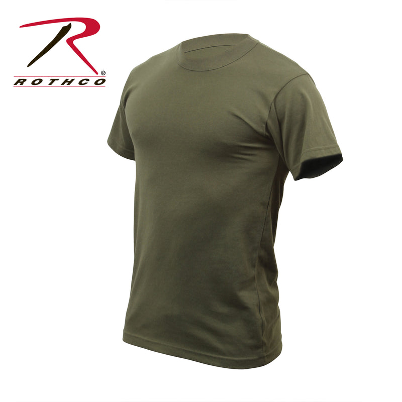 Rothco Solid Color Cotton / Polyester Blend T-Shirt