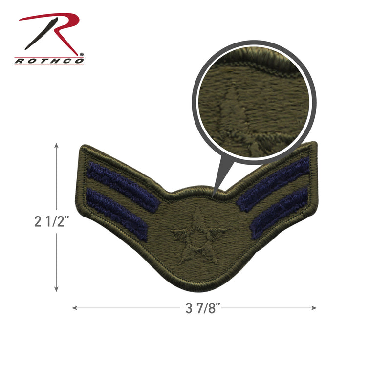 Rothco Subdued USAF Airman 1st Class 1986-1992 Patch
