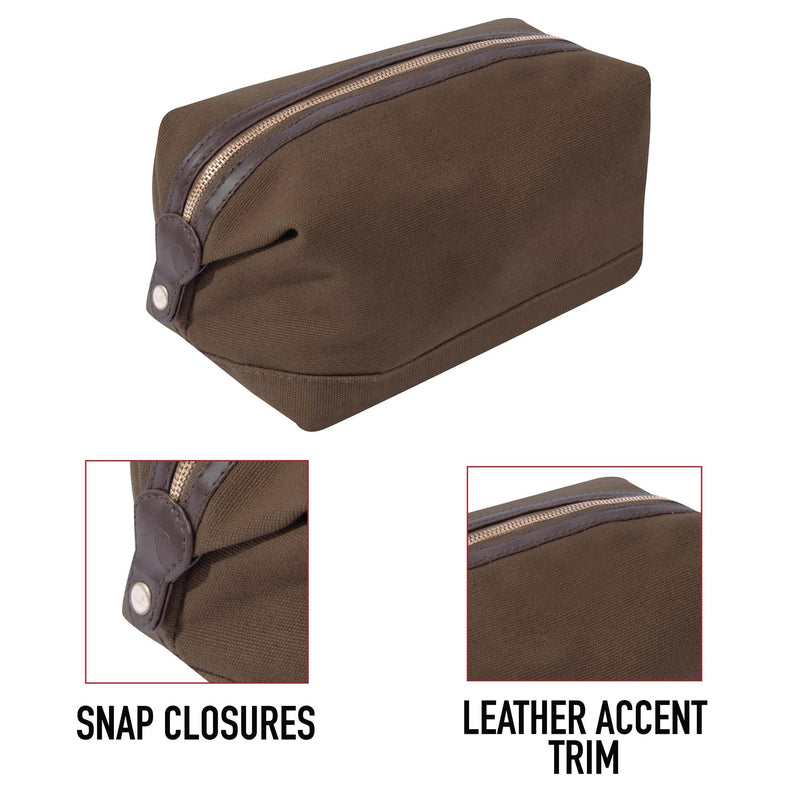 Rothco Canvas & Leather Travel Kit