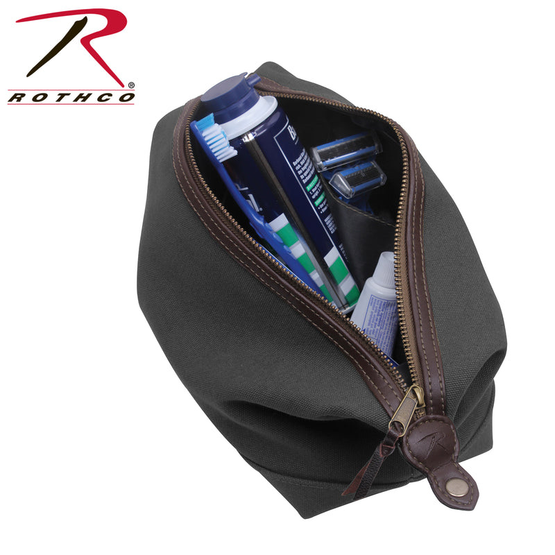 Rothco Canvas & Leather Travel Kit