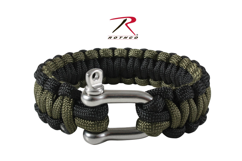 Rothco Paracord Bracelet With D-Shackle