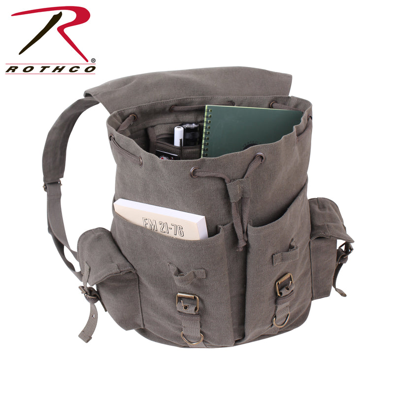 Rothco Vintage Weekender Canvas Backpack