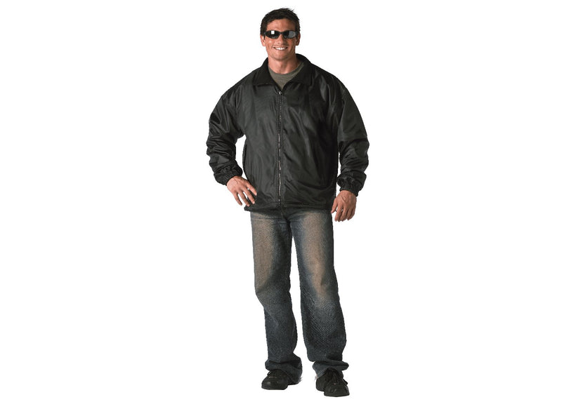 Rothco Black Reversible Fleece-Lined Nylon Jacket