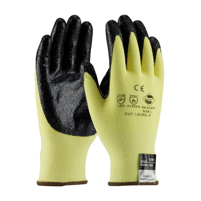 PIP 09-K1450 G-Tek KEV Seamless Knit Kevlar/Lycra Glove with Nitrile Coated Palm