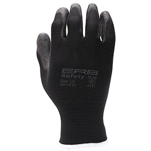 Polyurethane Coated Polyester Knit Gloves - 1 Case (144 Pairs)