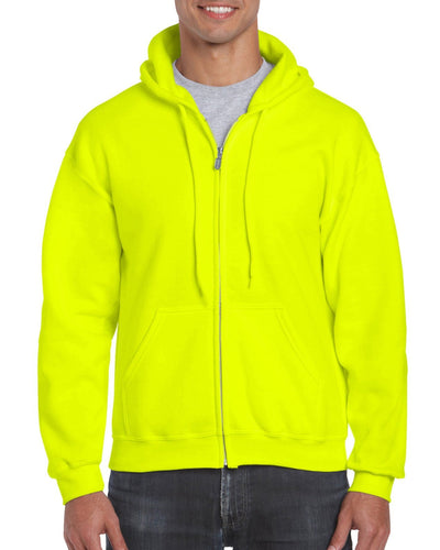 Gildan 12600 Hi Vis DryBlend Full Zip Hooded Sweatshirt