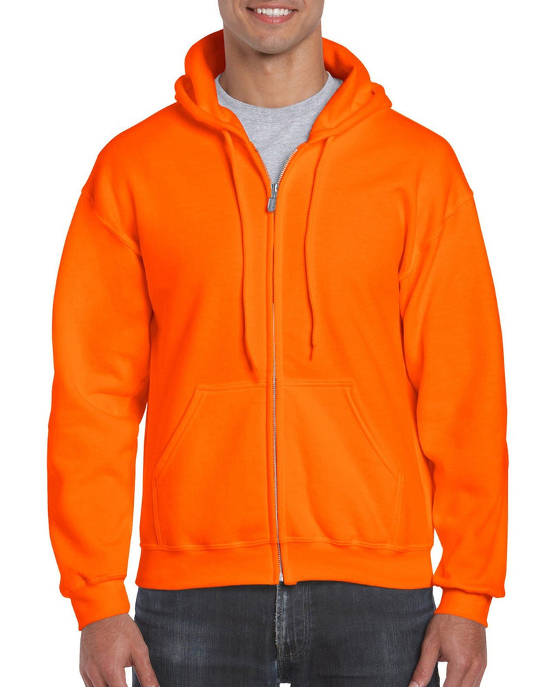 Gildan 12600 Hi Vis DryBlend Full Zip Hooded Sweatshirt HiVis365 by Northeast Sign
