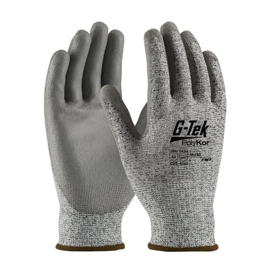 PIP 16-150 G-Tek PolyKor Seamless Knit Glove with Polyurethane Coated Smooth Grip