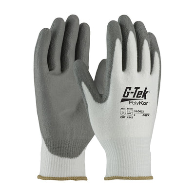 PIP 16-D622 G-Tek PolyKor Seamless Knit Glove with Polyurethane Coated Smooth Grip