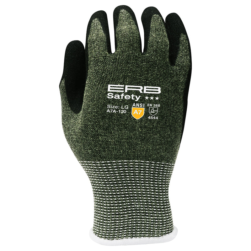 A7A-120 HPPE Cut Glove with Nitrile Sandy Coating - 1 Dozen