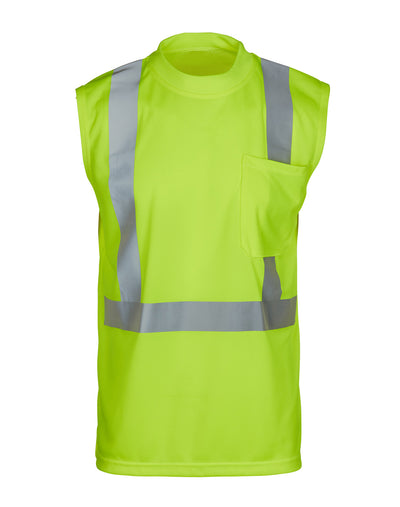 MAX Apparel MAX403 Class 2 Hi Vis Sleeveless Shirt