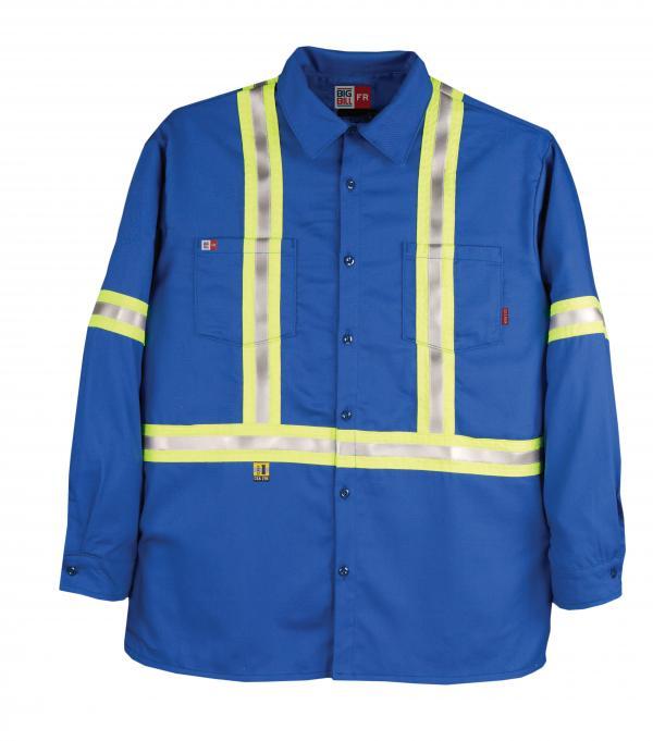 Big Bill 235US7 Hi Vis UltraSoft® Industrial Work Shirt