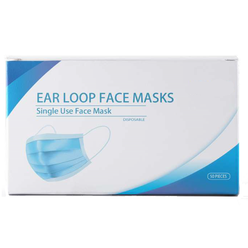 3-Ply Disposable Face Mask with Ear Loop
