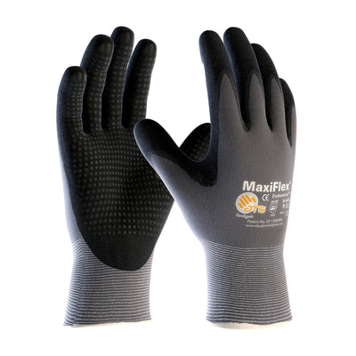 PIP 34-844 MaxiFlex Endurance Seamless Knit Nylon Glove with Nitrile Coated MicroFoam Grip