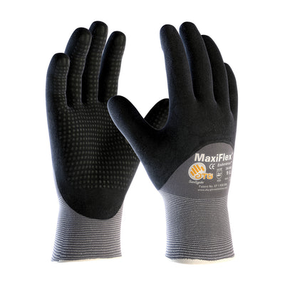 PIP 34-845 MaxiFlex Endurance Seamless Knit Nylon Glove with Nitrile Coated MicroFoam Grip