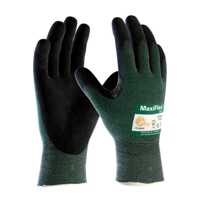 PIP 34-8743 MaxiFlex Cut Seamless Knit Glove with Nitrile Coated MicroFoam Grip