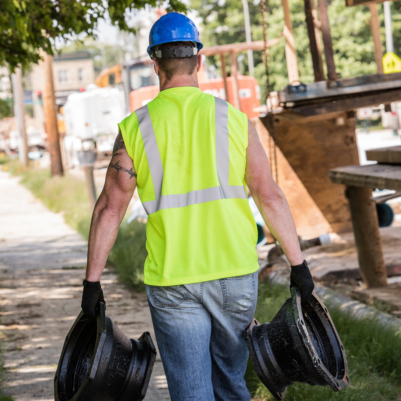 MAX Apparel MAX403 Class 2 Hi Vis Sleeveless Shirt