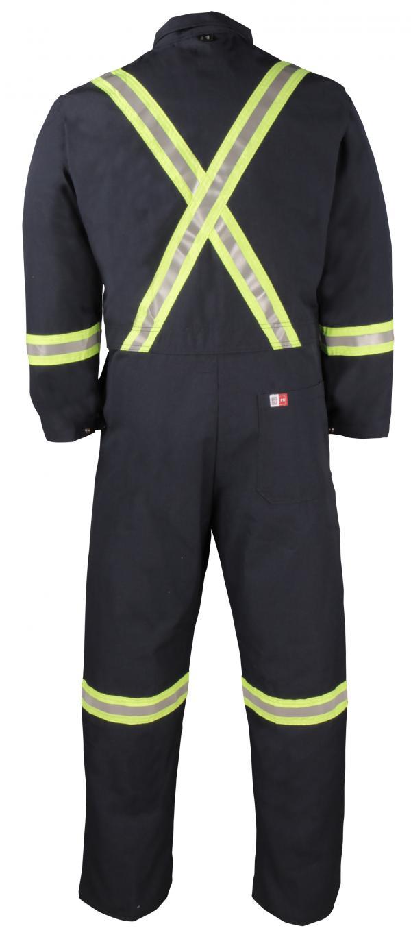 Big Bill 401RTUS7 Westex UltraSoft® Unlined FR Work Coverall with Reflective Material